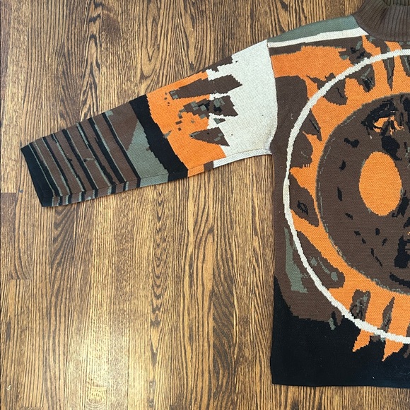 Vintage 90s GSL Knit Wool Maximalist Sweater - Picture 7 of 16